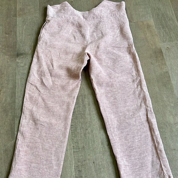Masscob La Coruña 100% Linen Pants – Size 36 – Dusty Rose Clay - Picture 2 of 11